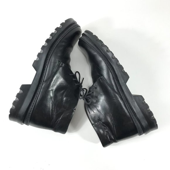 To Boot New York Ankle Boots Mens 7.5 M Black Leather Chukka Lace Up Grunge main image 14
